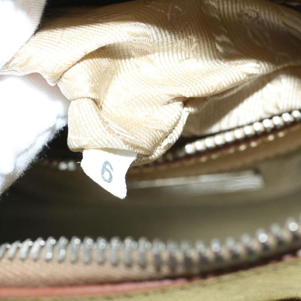 Prada Promenade Bag Saffiano Leather Gold Leather Handbag (Pre-Owned) - Picture 6 of 16
